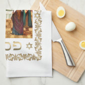 Pessach Seder Ritual Hand Waschen Handtuch (Viertel Falte)