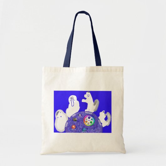 Pessach-Sedertisch mit Tieren Tragetasche (Vorne)