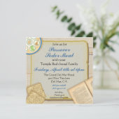 Pessach-Seemehl-Party Einladung (Stehend Vorderseite)