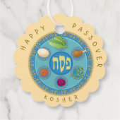 Pessach Seetplatte Koscher Pesach Geschenkanhänger (Rückseite)