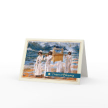 Pessach-Segnungen. Fine Art Grußkarte