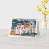 Pessach-Segnungen. Fine Art Grußkarte Karte (Gelbe Blume)