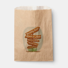 Pessach "Signs of the Time" Goodie Favor Bag Geschenktütchen