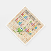 Pessach Standard Napkins Das Muster der Kinder Serviette (Ecke)