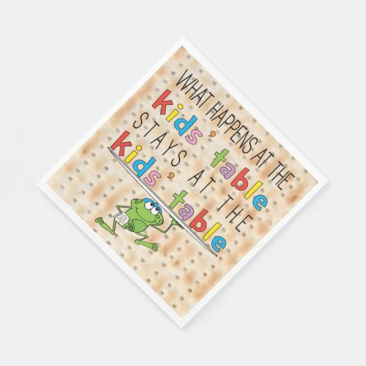 Pessach Standard Napkins Das Muster der Kinder Serviette (Ecke)