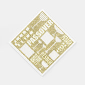 Pessach Standard Napkins "Pessach Gold" Serviette (Ecke)