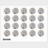 Pessach-Sticker-Kreis "Matzah Matzah Runder Aufkleber (Blatt)