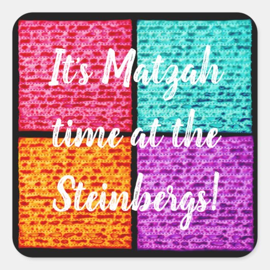 Pessach Sticker Platz Funny Matzahs (Vorderseite)