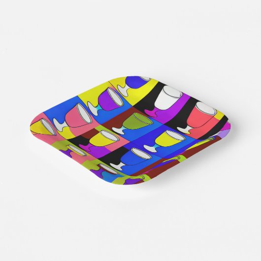 Pessach-Teller Pappteller (Gewinkelt)