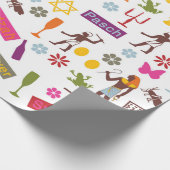 Pessach-Umschlagpapier Geschenkpapier (Ecke)