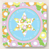 Pessach-Untersetzer "Ein süßer Pessach" Getränkeuntersetzer (Vorderseite)