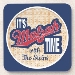 Pessach-Untersetzer "It's Matzah Time" Getränkeuntersetzer
