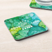 Pessach-Untersetzer "Springtime-Blume" Getränkeuntersetzer (Linke Seite)