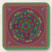 Pessach-Untersetzer "The Seder Table" Getränkeuntersetzer (Vorderseite)