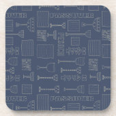 Pessach-Untersetzer "Weingläser-Passover" Getränkeuntersetzer (Vorderseite)