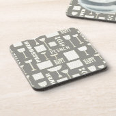 Pessach-Untersetzer "Wine and Matzah Passover" Getränkeuntersetzer (Linke Seite)