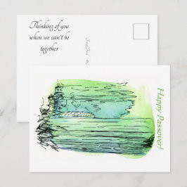 Pessach, wenn wir nicht zusammen Grünwald sein kön Postkarte