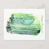 Pessach, wenn wir nicht zusammen Grünwald sein kön Postkarte (Vorderseite)