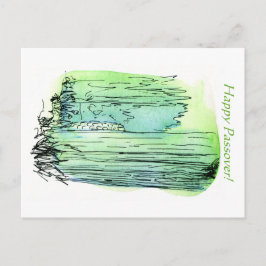 Pessach, wenn wir nicht zusammen Grünwald sein kön Postkarte