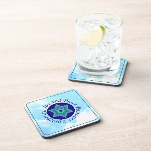 Pessach wünscht getränkeuntersetzer (Rechte Seite)