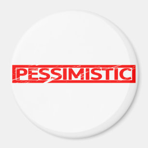 Pessimistische Briefmarke Magnet