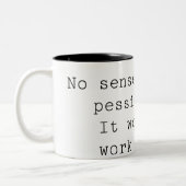 Pessimistische Tasse (Links)