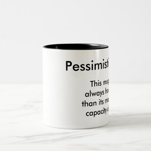 Pessimistische Tasse (Mittel)
