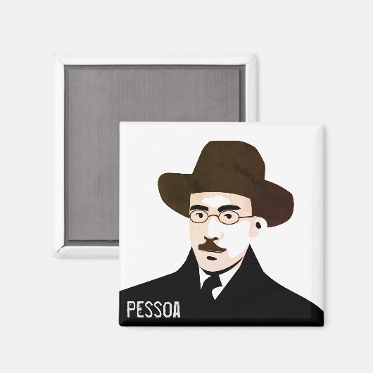 Pessoa Magnet (Vorderseite/Rückseite)