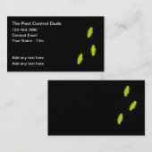 Pest Control Exterminating Theme Visitenkarte (Vorne/Hinten)