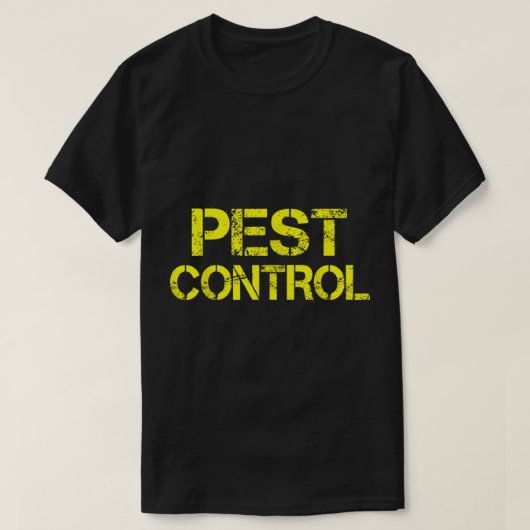 Pest Control Exterminator Halloween Costume T-Shirt (Design vorne)