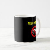 Pest Control Funny Halloween Costume Exterminator Kaffeetasse (VorderseiteRechts)