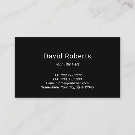 Pest Control Professional Exterminator Visitenkarte (Rückseite)