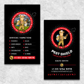 Pest control Service, Exterminator, Fumigation Visitenkarte