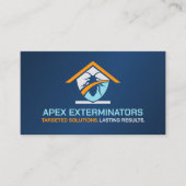 Pest Control Services - Exterminator Visitenkarte (Vorderseite)