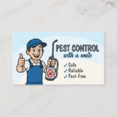 Pest Control Services - Exterminator Visitenkarte (Vorderseite)