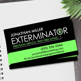 Pest Control Services - Exterminator Visitenkarte