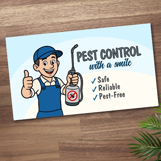 Pest Control Services - Exterminator Visitenkarte