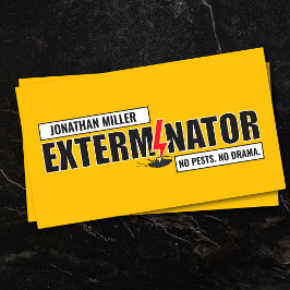 Pest Control Services - Exterminator Visitenkarte