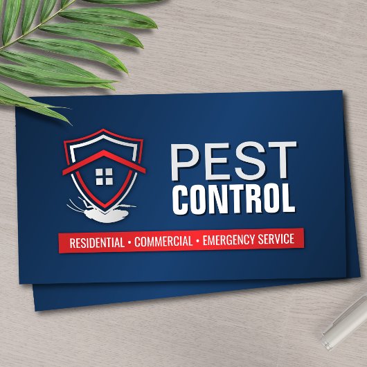 Pest Control Services - Exterminator Visitenkarte