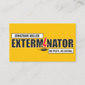Pest Control Services - Exterminator Visitenkarte (Vorderseite)