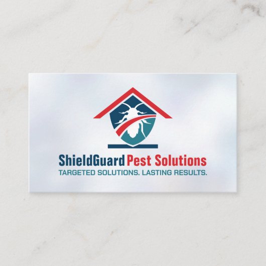 Pest Control Services - Exterminator Visitenkarte (Vorderseite)