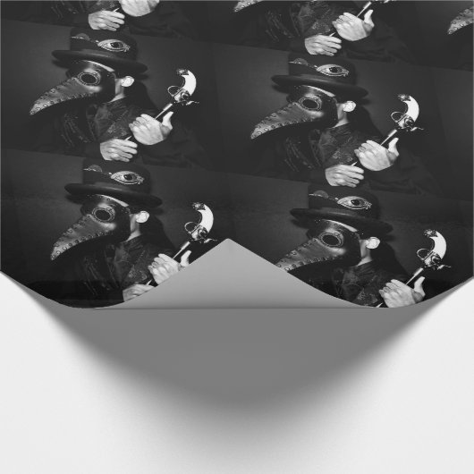 Pest-Doktor Geschenkpapier (Ecke)