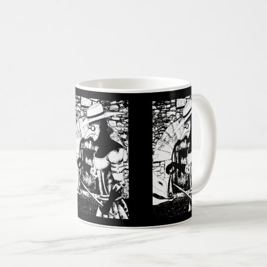 Pest-Doktor Mug Kaffeetasse (VorderseiteRechts)