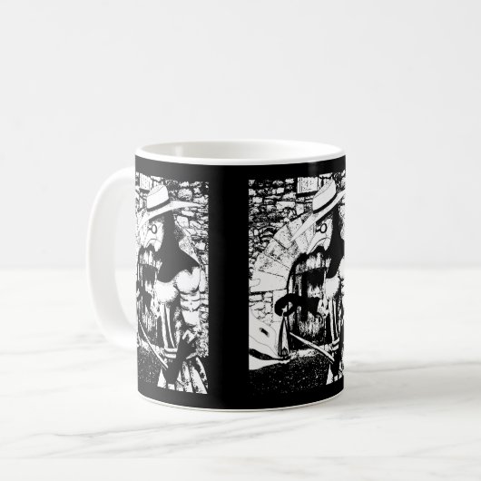 Pest-Doktor Mug Kaffeetasse (Vorderseite Links)