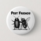 Pest Friends BESTE FREUNDIN Button (Vorderseite)