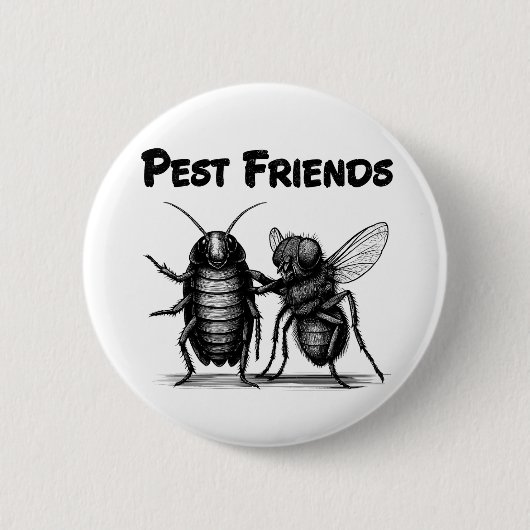 Pest Friends BESTE FREUNDIN Button (Vorderseite)