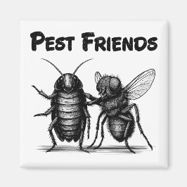 Pest Friends BESTE FREUNDIN Magnet