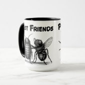 Pest Friends BESTE FREUNDIN Tasse (Vorderseite Links)