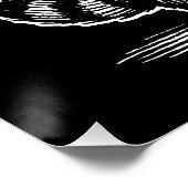 Pest Friends Forever White Print Poster (Ecke)