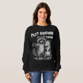 Pest Friends Forever White Print Sweatshirt (Vorne ganz)